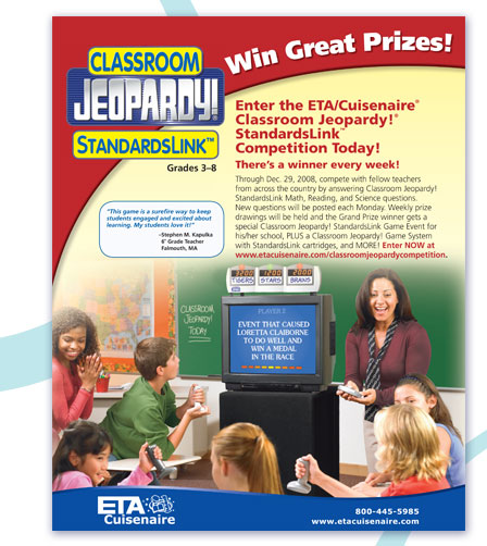 Classroom Jeopardy ad