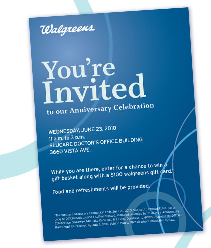 Walgreens Invitation
